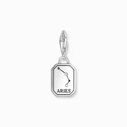 Flash Sale Breloque Charm signe du zodiaque Bélier en argent, ornée de pierres Femme Charms|Charms