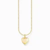 Clearance Chaîne à breloque cœur, dorée Femme Chaînes & Colliers