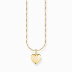 Clearance Chaîne à breloque cœur, dorée Femme Chaînes & Colliers