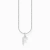 Outlet Chaîne à breloque lettreF, argent Femme Chaînes & Colliers