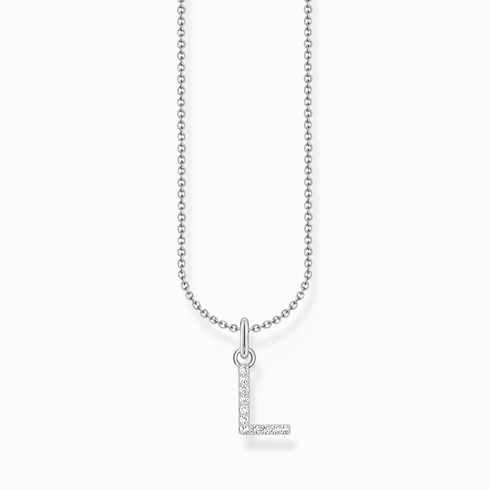 Best Chaîne à breloque lettreL, argent Femme Chaînes & Colliers