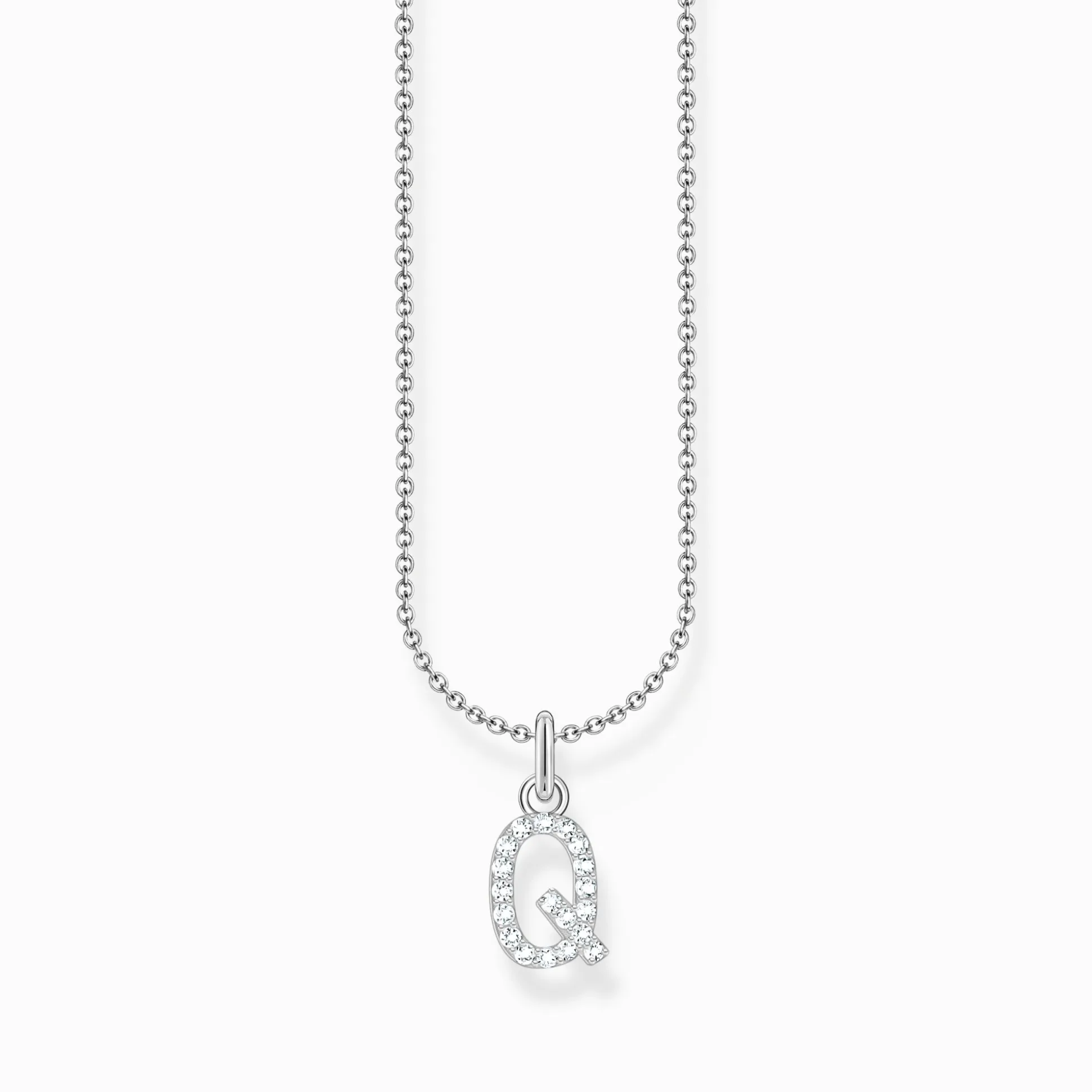 Best Chaîne à breloque lettreQ, argent Femme Chaînes & Colliers