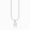 Best Chaîne à breloque lettreR, argent Femme Chaînes & Colliers