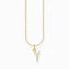 Discount Chaîne à breloque lettreY, dorée Femme Chaînes & Colliers