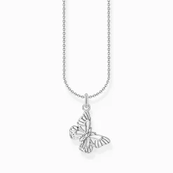 Sale Chaîne à breloque papillon, argent Femme Chaînes & Colliers