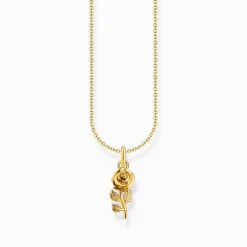 Best Sale Chaîne à breloque rose, dorée Femme Chaînes & Colliers