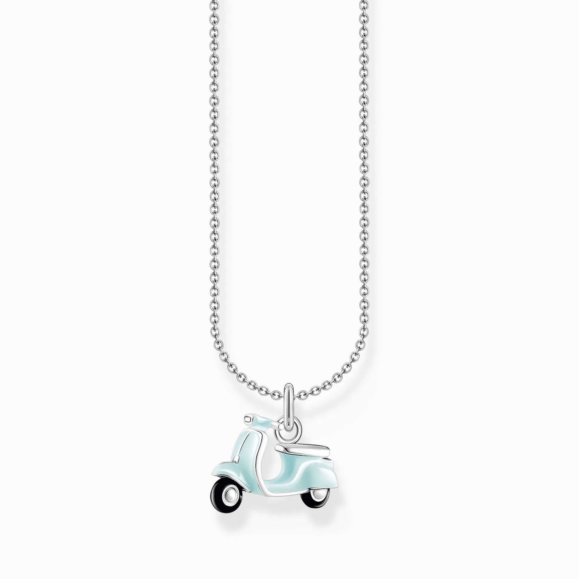 Sale Chaîne à breloque scooter vert menthe, argent Femme Chaînes & Colliers|Argent 925