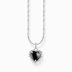 Outlet Chaîne avec pendentif cœur Heart Romance Argent Femme Chaînes & Colliers|Argent 925