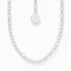 New Chaîne Charm et médaille argent Femme Charm Chaînes|Charm Chaînes