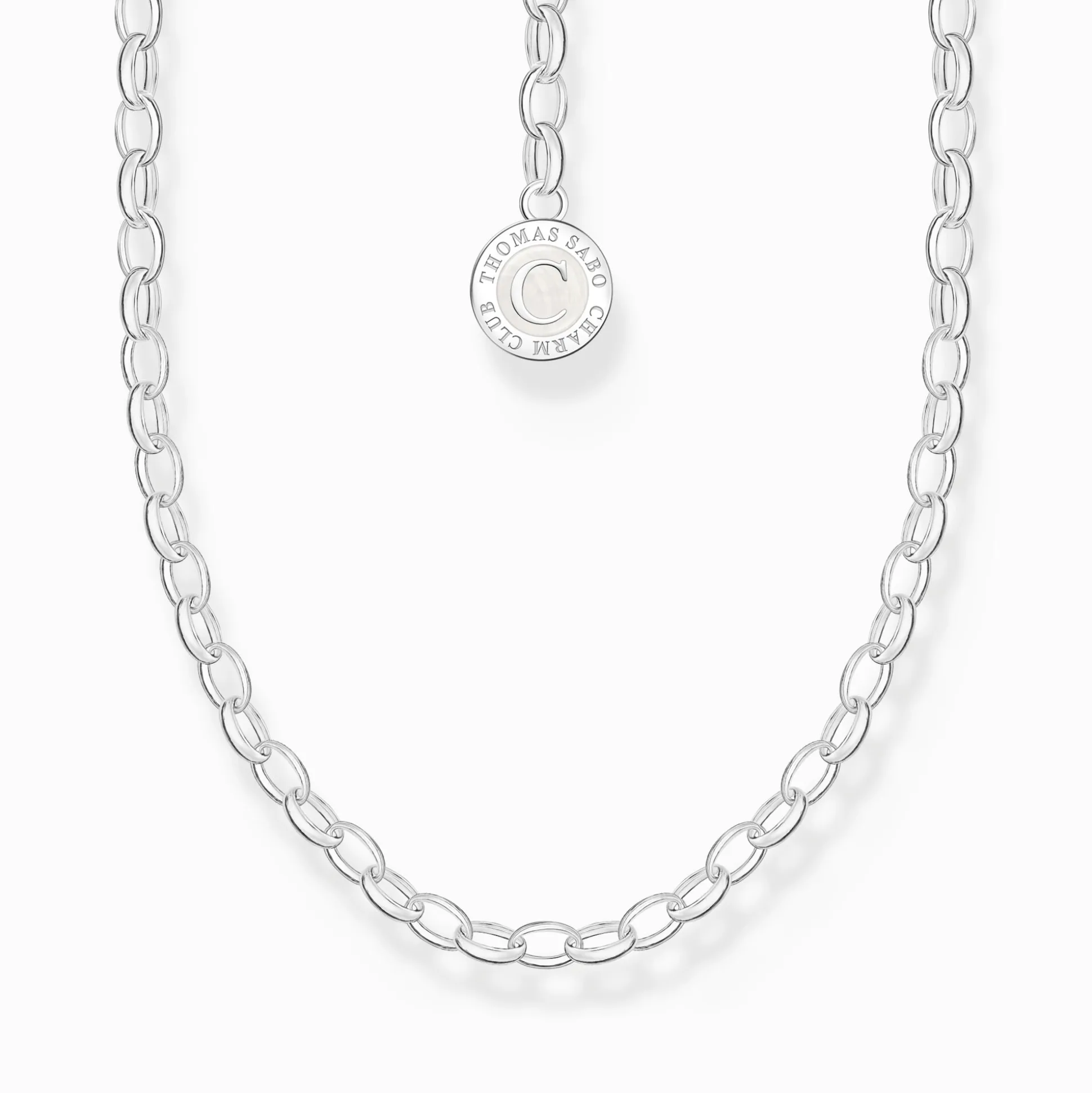 New Chaîne Charm et médaille argent Femme Charm Chaînes|Charm Chaînes