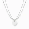 Clearance Chaîne cœur argent Femme Chaînes & Colliers