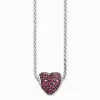 Best Sale Chaîne cœur avec pavé rouge Femme Chaînes & Colliers
