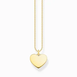 Sale Chaîne cœur or Femme Chaînes & Colliers|Placage Or 18 Carats - Argent 925