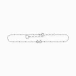 Best Chaîne de cheville Infinity argent Femme Chaînes De Cheville