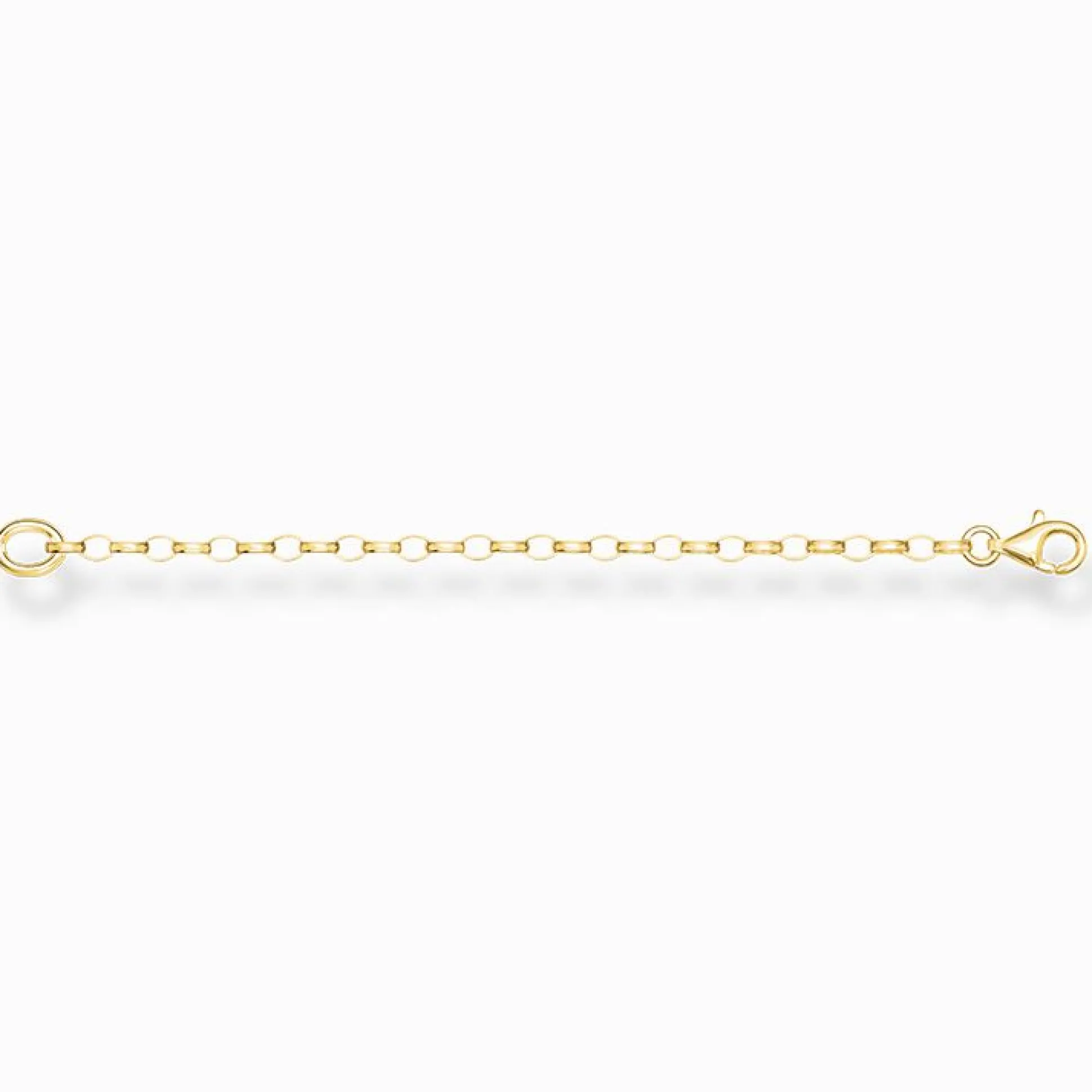 Best Sale Chaîne d'extension classique Placage Or 18 Carats - Argent 925