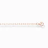 New Chaîne d'extension classique Femme Placage Or Rose 18 Carats - Argent 925