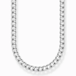 Flash Sale Chaîne liens argent Épaisseur 4,00 mm (0,16 Inch) Femme Chaînes & Colliers