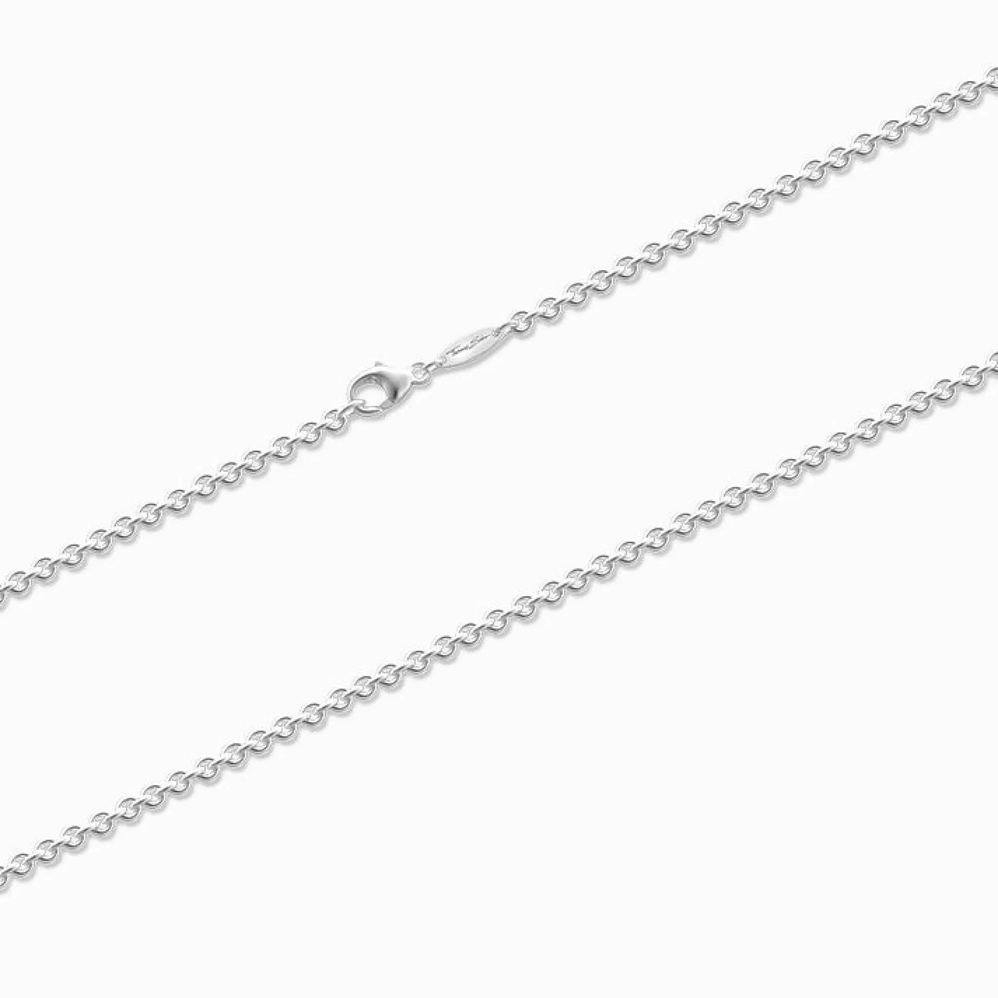 Shop Chaîne maille forçat Épaisseur 3,00 mm (0,12 Inch) Chaînes & Colliers|Argent 925