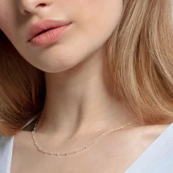 Best Sale Chaîne maille jaseron argent Épaisseur 1,60 mm (0,06 Inch) Femme Chaînes & Colliers|Chaînes & Colliers