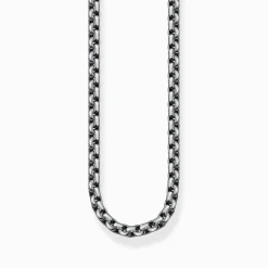 Sale Chaîne maille vénitienne argent noirci Épaisseur 4,00 mm (0,16 Inch) Femme Chaînes & Colliers|Chaînes & Colliers