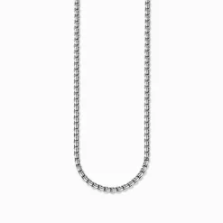 Discount Chaîne maille vénitienne noircie Épaisseur 2,00 mm (0,08 Inch) Chaînes & Colliers|Argent 925