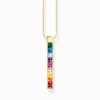 Discount Chaîne pierres colorées or Femme Chaînes & Colliers