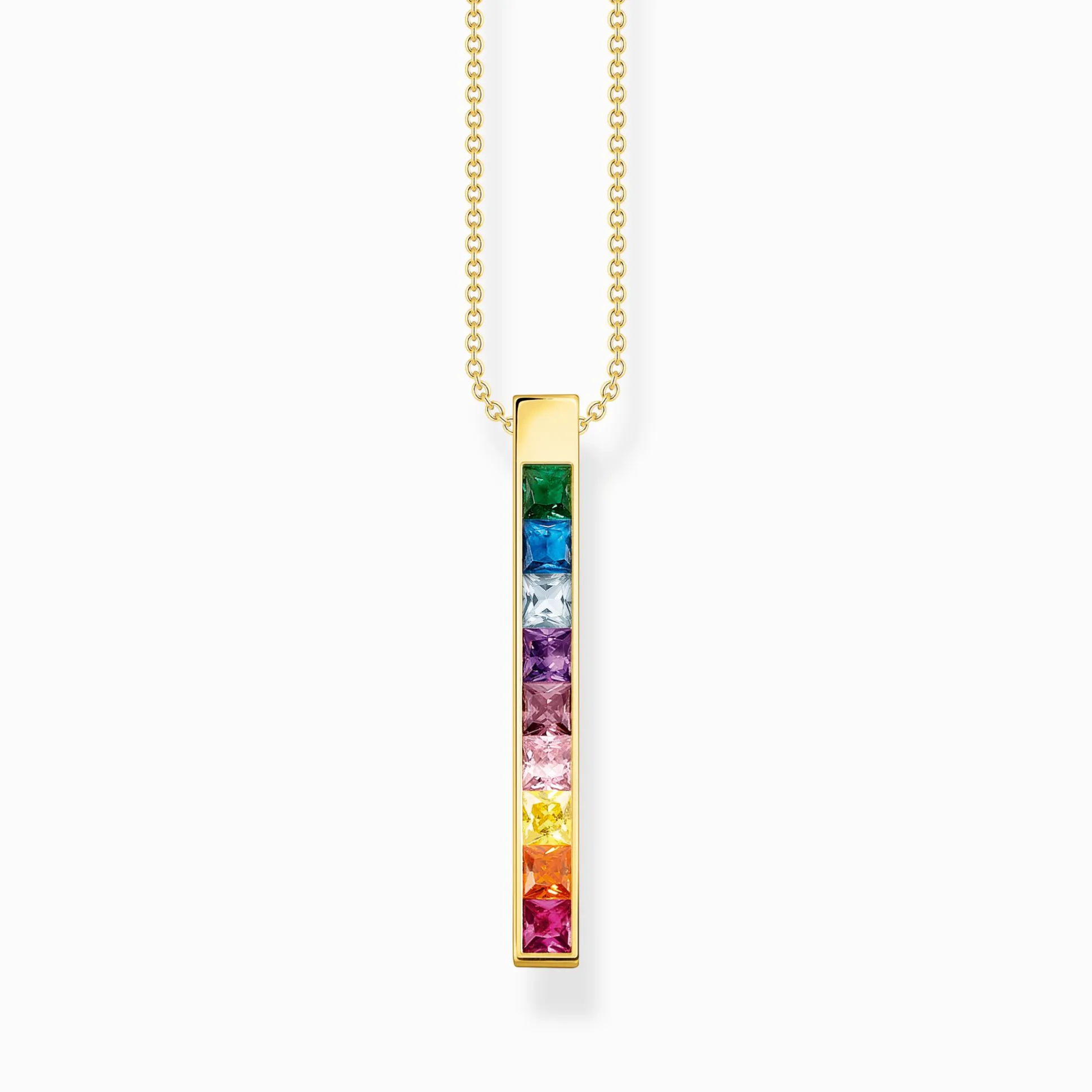 Discount Chaîne pierres colorées or Femme Chaînes & Colliers