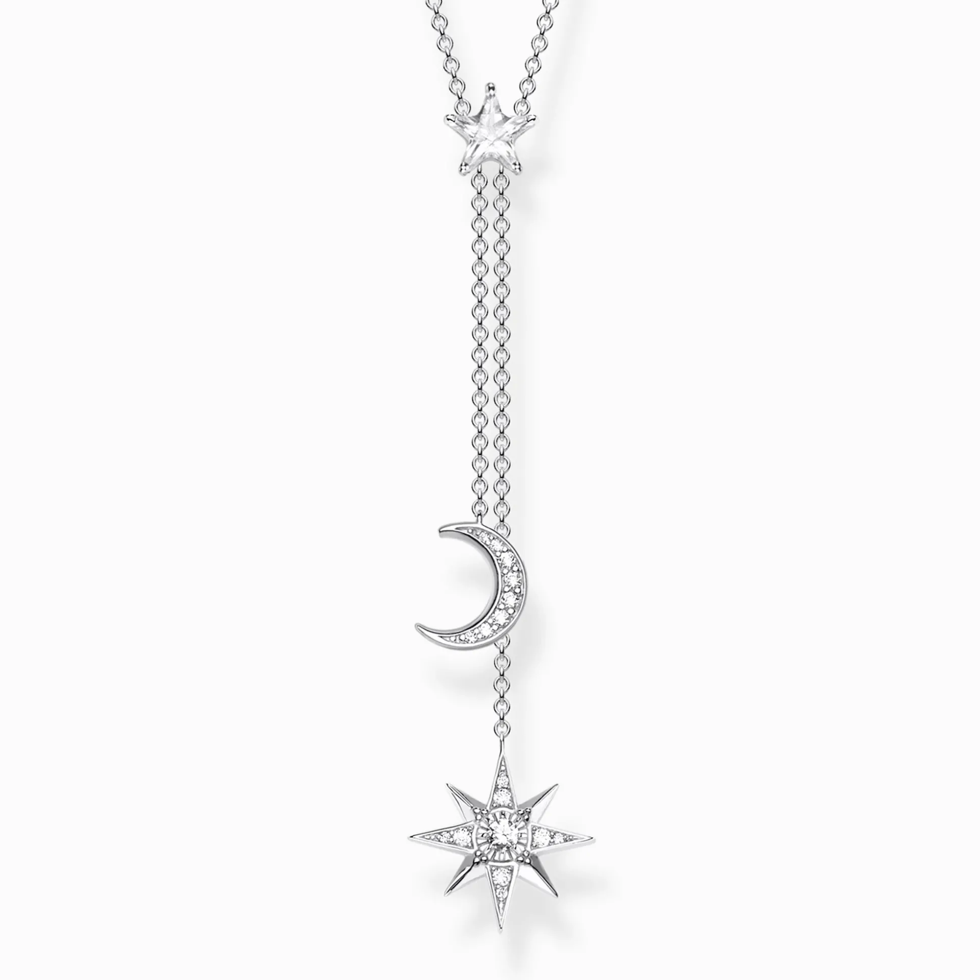 Sale Chaîne étoile & lune argent Femme Chaînes & Colliers