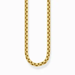 Clearance Chaîne Venezia plaquée or Épaisseur 4,00 mm (0,16 Inch) Femme Chaînes & Colliers|Placage Or 18 Carats - Argent 925