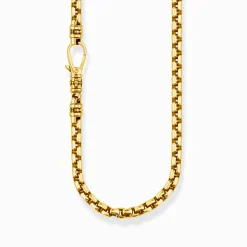 Store Chaîne Venezia plaquée or Épaisseur 5,00 mm (0,20 Inch) Femme Chaînes & Colliers|Chaînes & Colliers