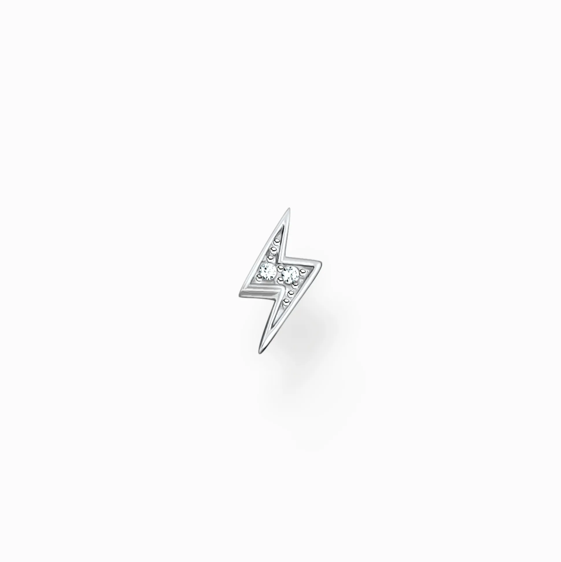 Best Clou d'oreille unique éclairs argent Femme Clous D'oreilles