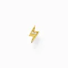 Clearance Clou d'oreille unique éclairs or Femme Clous D'oreilles