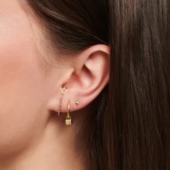 Clearance Clou d'oreille unique éclairs or Femme Clous D'oreilles