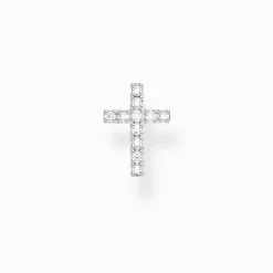 Sale Clou d'oreille unique croix Femme Clous D'oreilles