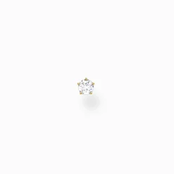Hot Clou d'oreille unique pierre, petite or Femme Clous D'oreilles