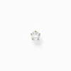 Best Clou d'oreille unique pierre blanche or Femme Clous D'oreilles|Placage Or 18 Carats - Argent 925