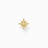 Clearance Clou d'oreille unique étoile or Femme Clous D'oreilles