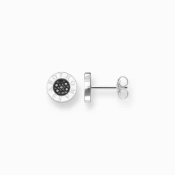 Cheap Clous d'oreilles classique pavé noir Femme Clous D'oreilles|Clous D’oreilles & Créoles