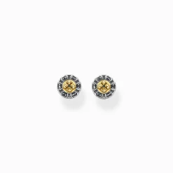 Online Clous d'oreilles croix pierres noires or Femme Clous D'oreilles|Clous D’oreilles & Créoles