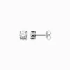 Clearance Clous d'oreilles pierre blanche Femme Clous D'oreilles