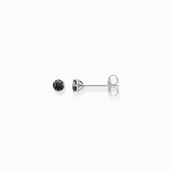 Best Sale Clous d'oreilles pierre noire Femme Clous D'oreilles