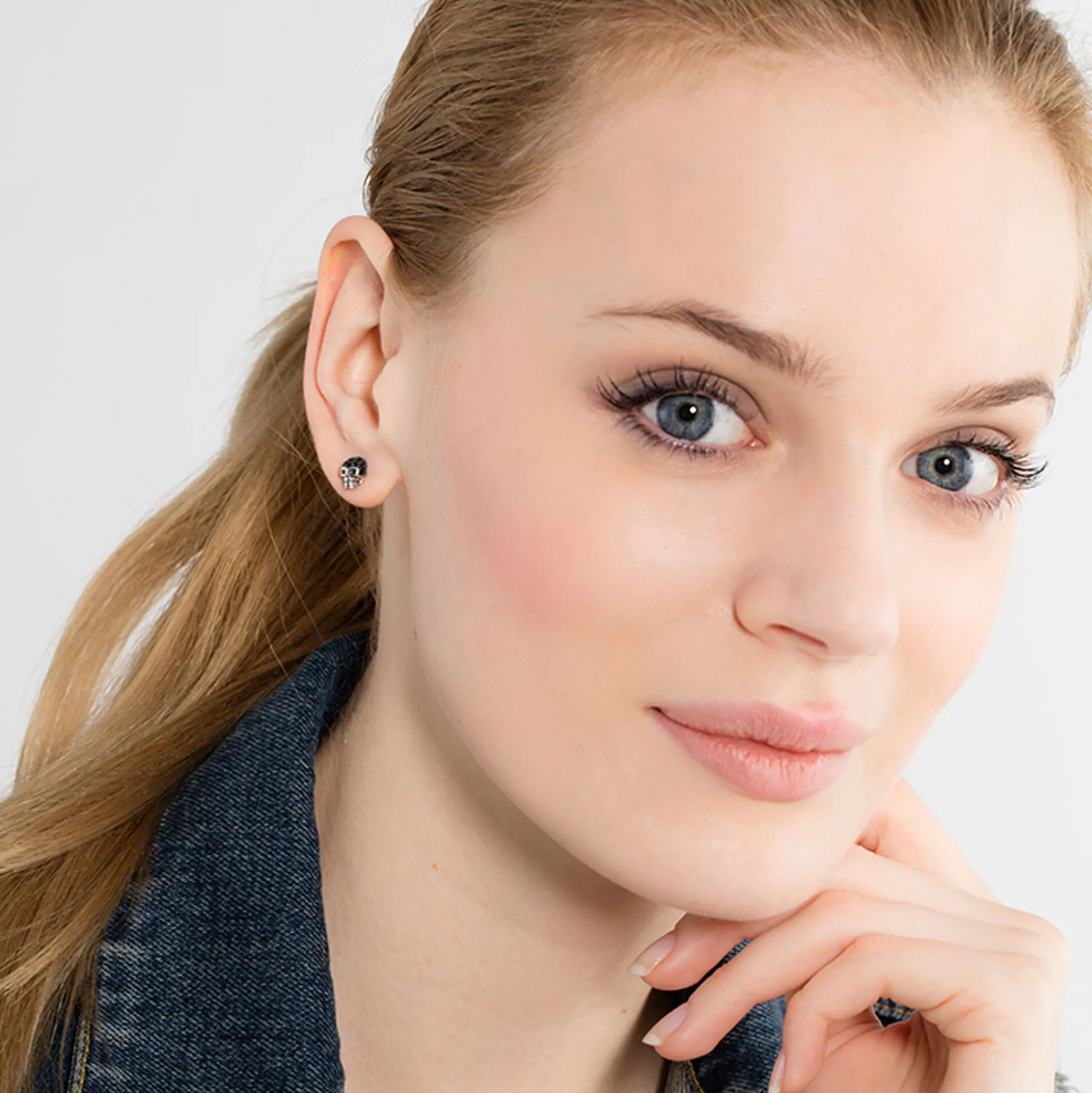 Online Clous d'oreilles tête de mort Femme Clous D'oreilles|Clous D’oreilles & Créoles