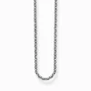 Best Sale Collier d'ancre en argent noirci épaisseur 2,50 mm (0,10 Inch) Chaînes & Colliers|Argent 925