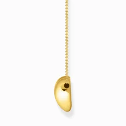 Sale Collier plaqué or avec pendentif en forme de cœur Femme Chaînes & Colliers|Placage Or 18 Carats - Argent 925