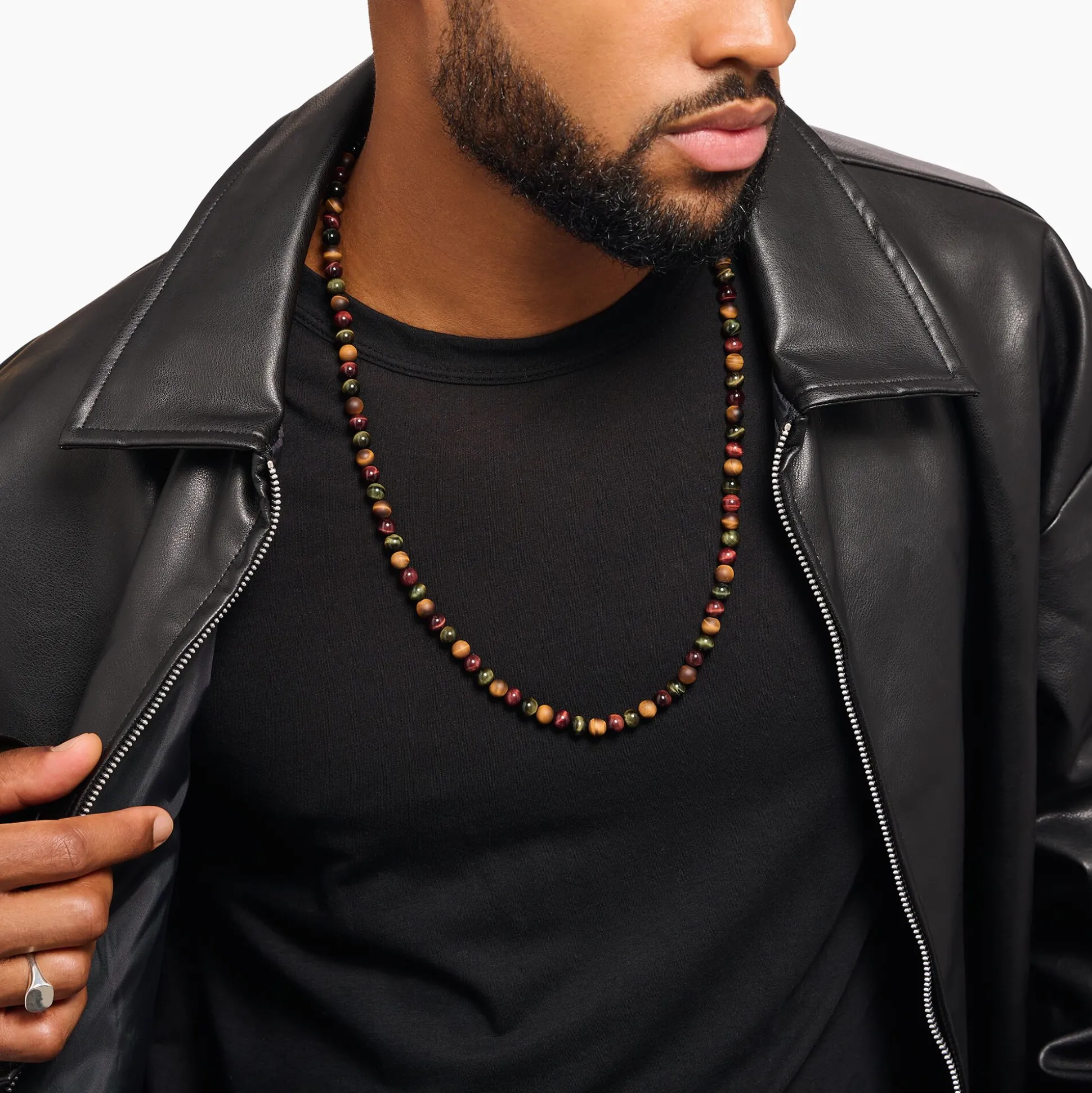 Cheap Collier talisman avec œil de tigre Femme Chaînes & Colliers|Chaînes & Colliers
