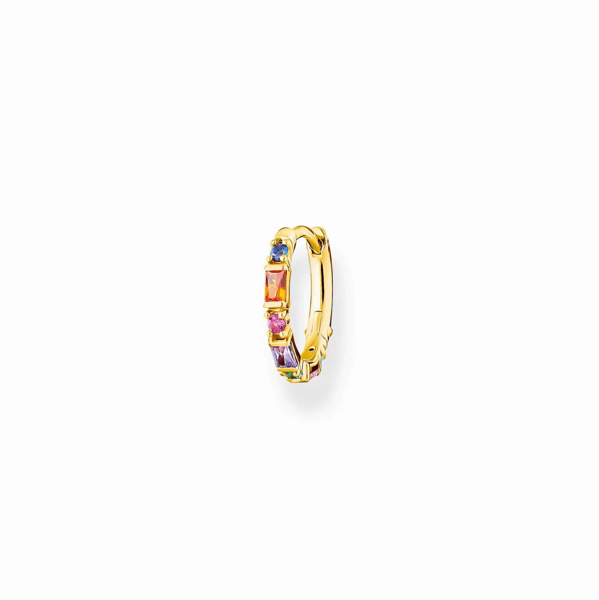 Sale Créole unique pierres colorées or Femme Créoles