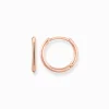 Cheap Créoles petites Femme Créoles|Placage Or Rose 18 Carats - Argent 925