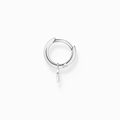 Fashion Créoleunique avec pendentif coeur argent Femme Créoles|Argent 925