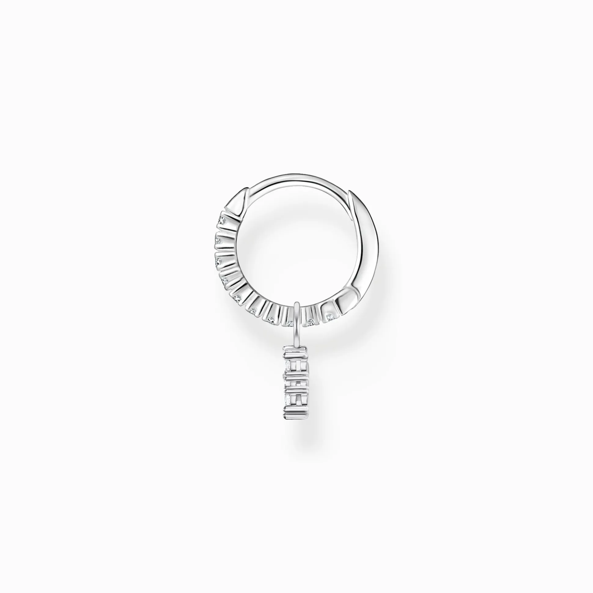 Sale Créoleunique avec pendentif étoile argent Femme Créoles