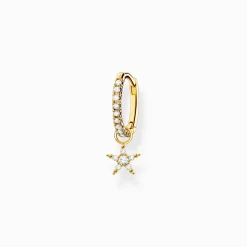 Cheap Créoleunique avec pendentif étoile or Femme Créoles